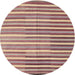 Sideview of Contemporary Cherry Red Southwestern Rug, con801