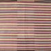 Sideview of Machine Washable Contemporary Cherry Red Rug, wshcon801