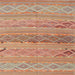 Sideview of Machine Washable Contemporary Orange Rug, wshcon803
