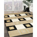 Machine Washable Contemporary Brown Rug in a Family Room, wshcon805