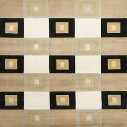 Sideview of Machine Washable Contemporary Brown Rug, wshcon805
