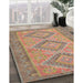 Machine Washable Contemporary Rust Pink Rug in a Family Room, wshcon809
