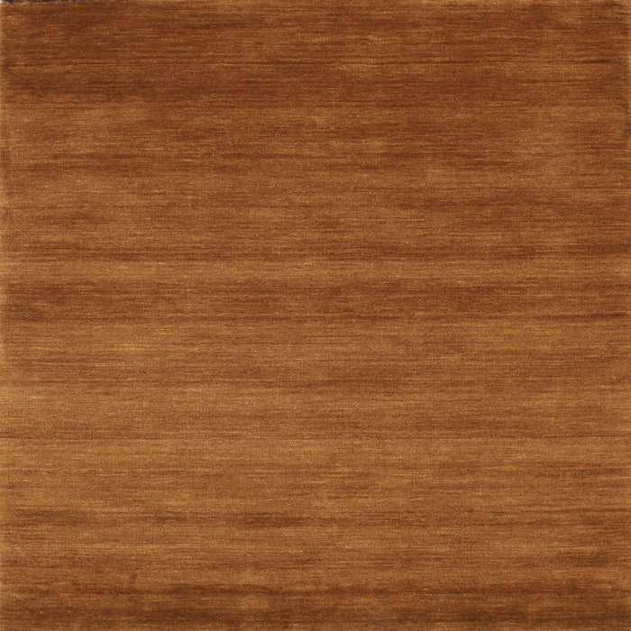 Square Contemporary Mahogany Brown Modern Rug, con80