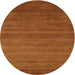 Square Machine Washable Contemporary Mahogany Brown Rug, wshcon80