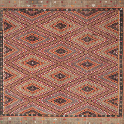 Sideview of Machine Washable Contemporary Orange Brown Rug, wshcon811