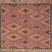 Sideview of Machine Washable Contemporary Orange Brown Rug, wshcon811