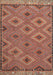 Machine Washable Contemporary Orange Brown Rug, wshcon811