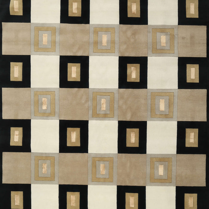 Machine Washable Contemporary Light French Beige Brown Rug, wshcon813