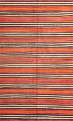 Machine Washable Contemporary Orange Brown Rug, wshcon817