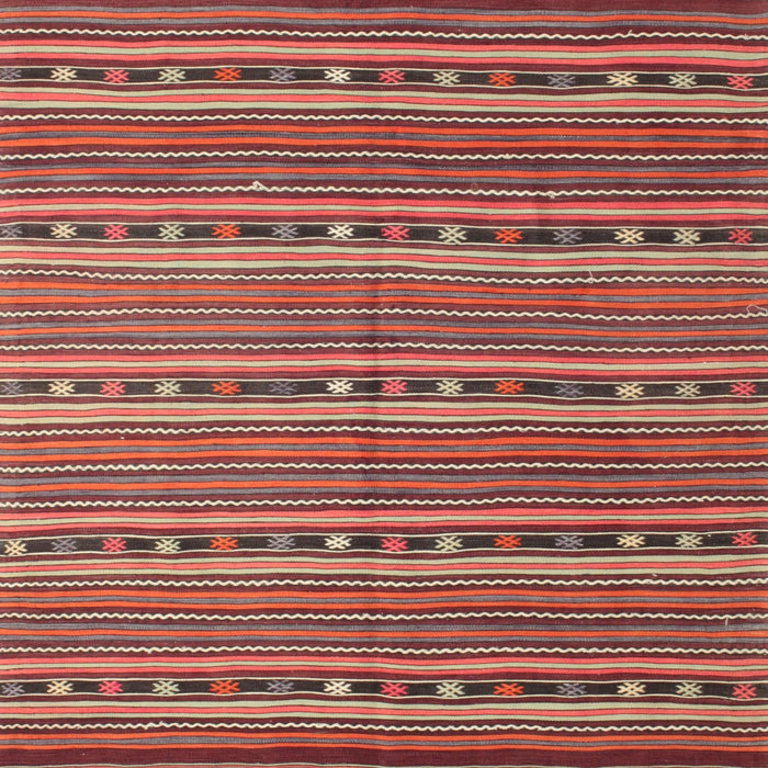 Sideview of Machine Washable Contemporary Orange Salmon Pink Rug, wshcon818