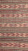 Contemporary Chestnut Brown Southwestern Rug, con819