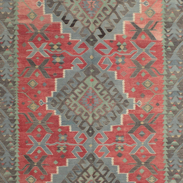 Contemporary Cherry Red Oriental Rug, con821