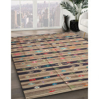 Contemporary Brown Southwestern Rug, con822