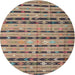 Sideview of Contemporary Brown Southwestern Rug, con822