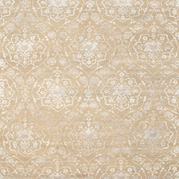 Sideview of Machine Washable Contemporary Deep Peach Orange Rug, wshcon825