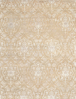 Contemporary Deep Peach Orange Modern Rug, con825