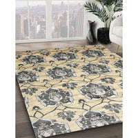 Contemporary Brown Modern Rug, con826