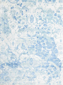 Contemporary Lavender Blue Modern Rug, con828