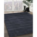 Machine Washable Contemporary Dark Slate Gray Green Rug in a Family Room, wshcon82