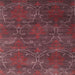 Sideview of Machine Washable Contemporary Brown Red Rug, wshcon831