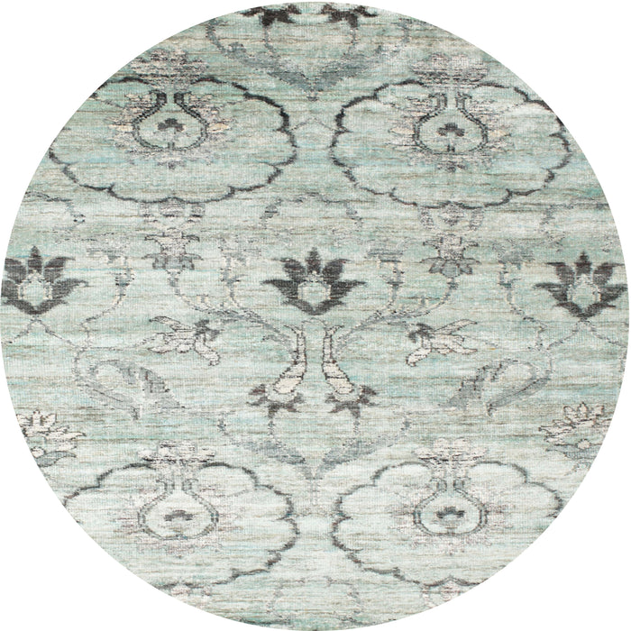 Sideview of Contemporary Gray Modern Rug, con833