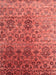 Contemporary Red Modern Rug, con834