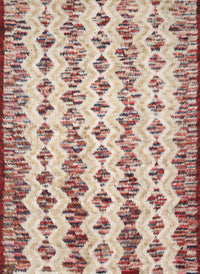 Machine Washable Contemporary Cherry Red Rug, wshcon835