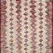 Square Contemporary Cherry Red Modern Rug, con835