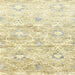 Square Contemporary Khaki Gold Modern Rug, con837