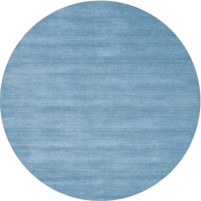 Sideview of Contemporary Blue Modern Rug, con83