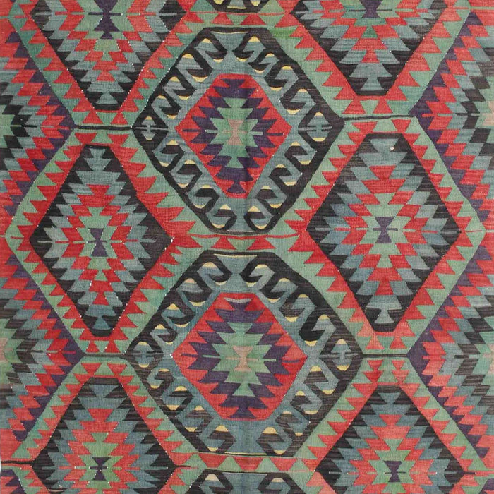 Contemporary Brown Red Southwestern Rug, con844