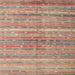 Square Contemporary Rust Pink Southwestern Rug, con845