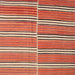 Sideview of Machine Washable Contemporary Tangerine Pink Rug, wshcon849