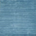 Square Contemporary Blue Ivy Blue Modern Rug, con84