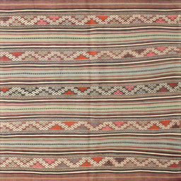 Sideview of Machine Washable Contemporary Sienna Brown Rug, wshcon852