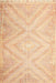 Contemporary Brown Gold Southwestern Rug, con853