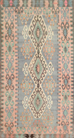 Contemporary Tan Brown Southwestern Rug, con854