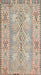 Contemporary Tan Brown Southwestern Rug, con854