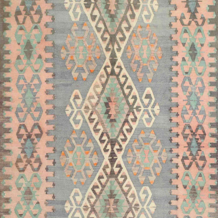 Contemporary Tan Brown Southwestern Rug, con854