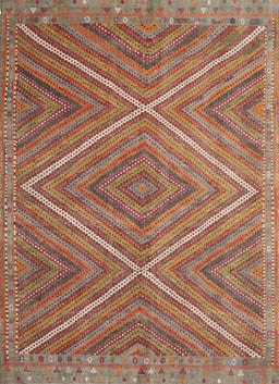 Machine Washable Contemporary Orange Brown Rug, wshcon855