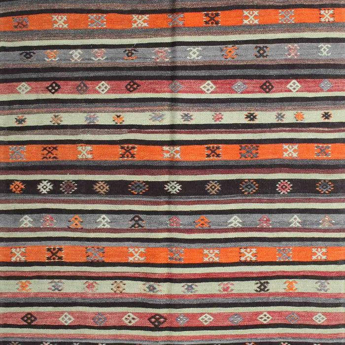 Contemporary Camel Brown Southwestern Rug, con858