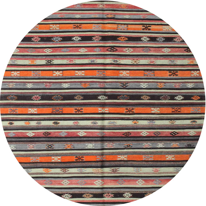 Square Machine Washable Contemporary Camel Brown Rug, wshcon858