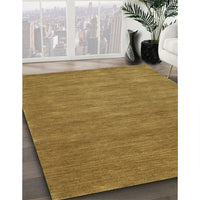 Contemporary Dark Brown Modern Rug, con85