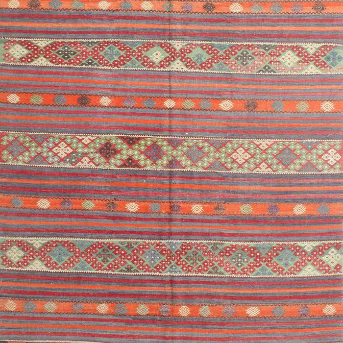 Contemporary Red Oriental Rug, con862