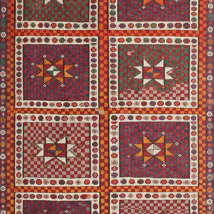 Contemporary Dark Almond Brown Modern Rug, con863