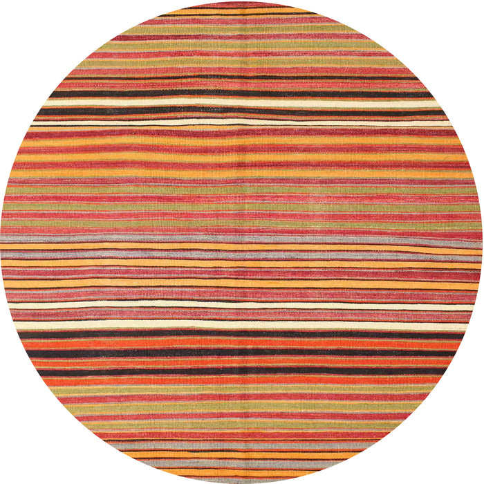 Sideview of Contemporary Red Oriental Rug, con864