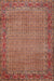 Machine Washable Contemporary Tangerine Pink Rug, wshcon865