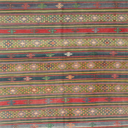 Sideview of Machine Washable Contemporary Dark Almond Brown Rug, wshcon867