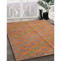 Contemporary Red Modern Rug, con868