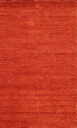 Machine Washable Contemporary Neon Red Rug, wshcon86